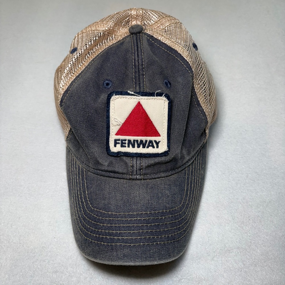 Chowdaheadz Fenway Trucker Hat Blue Mesh Snapback Baseball Cap Boston Red Sox